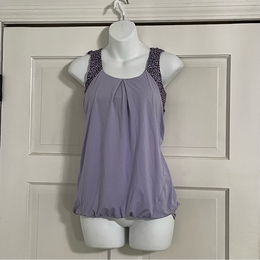 Lululemon Nouveau Limits Lavendar Tank
